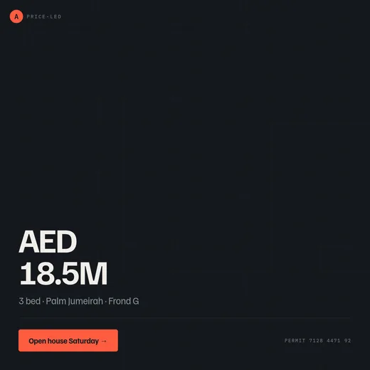 Ad variant A — price-led