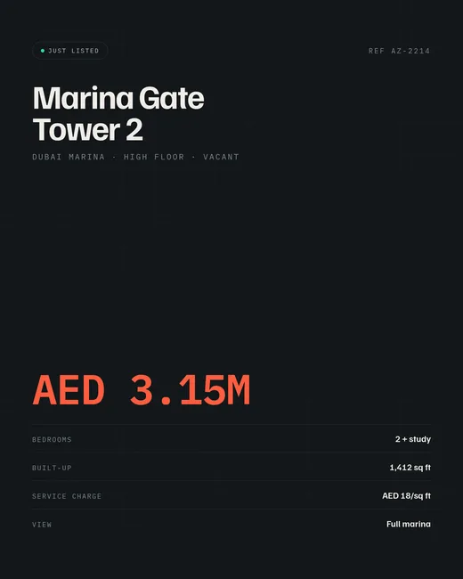 Almaz — listing card, AED 3.15M